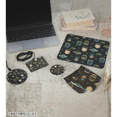 『囀る鳥は羽ばたかない』矢代&百目鬼 モチーフ柄 丸型折りたたみミラー【202507再販】